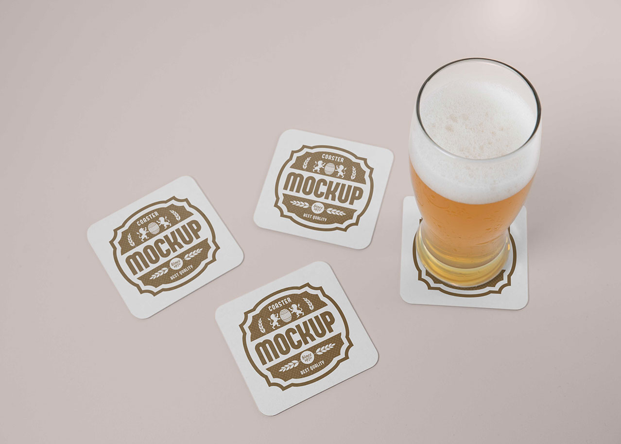 custom printed coasters