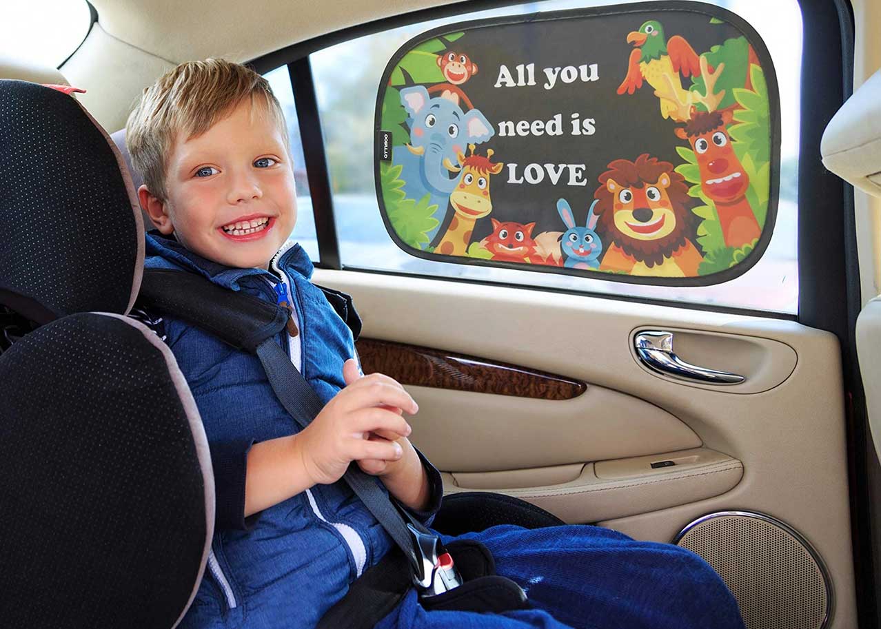 personalised sun shades for car