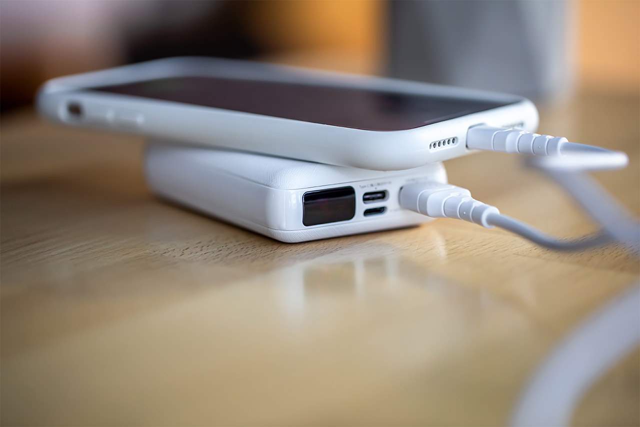 power bank with logo