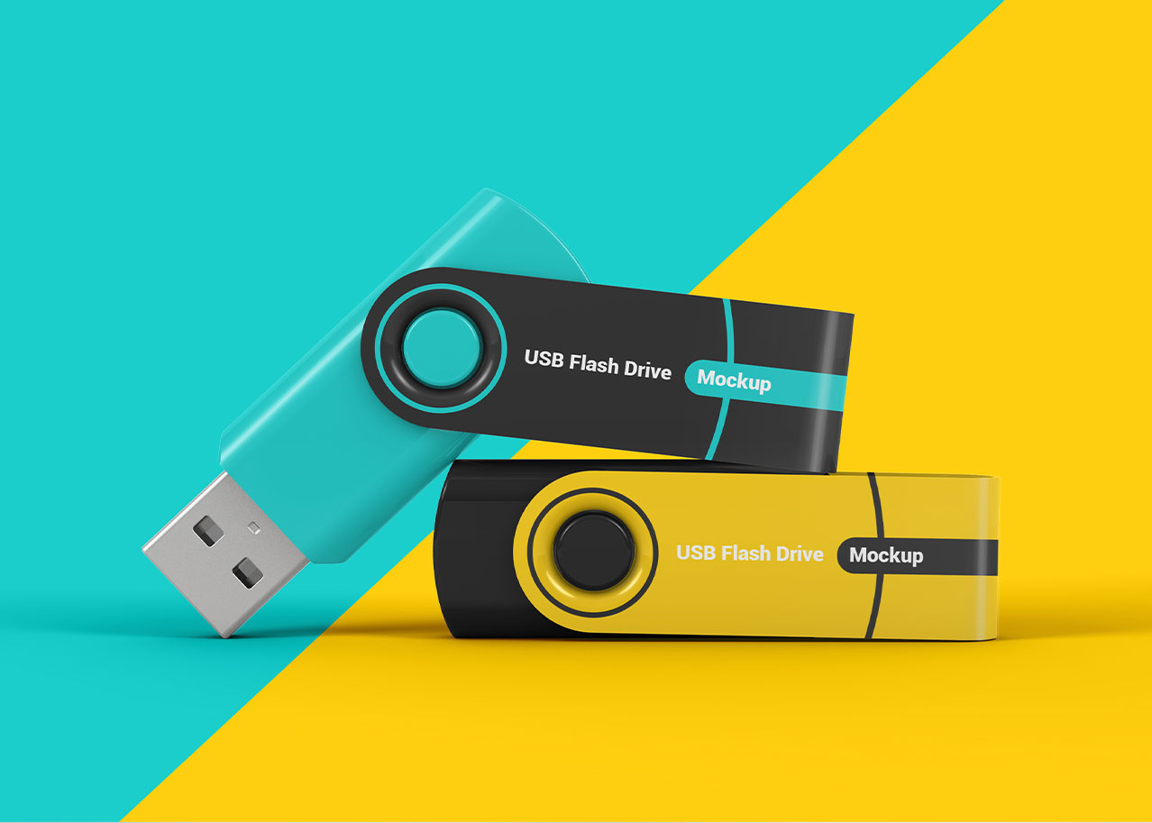Promotional USB flash drives as corporate gift
