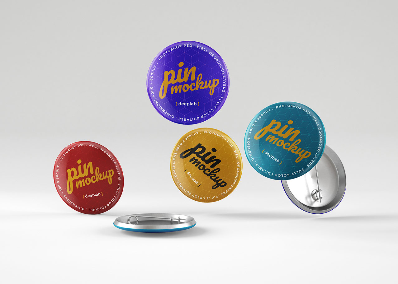 promotional pins with logo