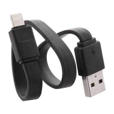 Printed USB charging cables
