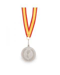 CORUM SILVER - metal medal, silver color 