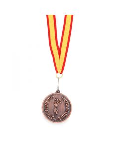 CORUM BRONZE - metal medal, bronze color 