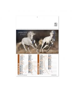 HORSE LOVER - bimonthly calendar with pictures of horses