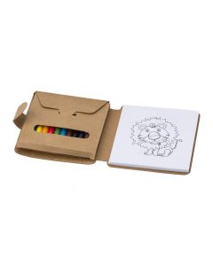 CALABASAS - Cardboard colouring set
