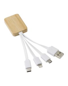 BRANDAN - Bamboo charging cable 