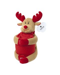 ANDREW - Christmas stuffed animal with blanket 