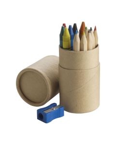 JULES - Cardboard tube with pencils 