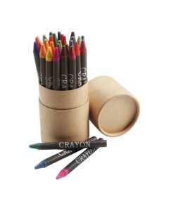 BAHRAIN - Cardboard tube with crayons