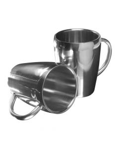 BURMA - Stainless steel double walled mugs