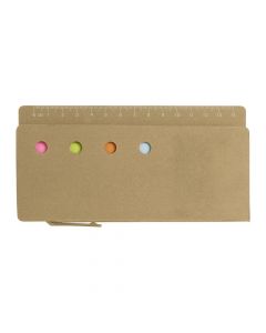 GETTYSBURG - Cardboard memo holder with ruler Riva