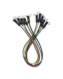 JOSEPHINE - Set of five fitness elastics in polyester (210D) drawstring bag 
