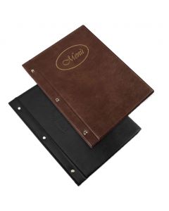 MENU CLASSIC L - large leatherette menu holder