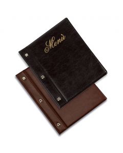 MENU CLASSIC M - medium leatherette menu holder