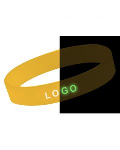 WRIST SHINEY - glow logo silicone wristbands