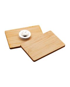 BOOBADGE - bamboo badge