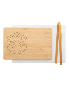 BOOCARD - Christmas card, snowflake