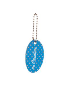 FELTY - custom keyring, oval