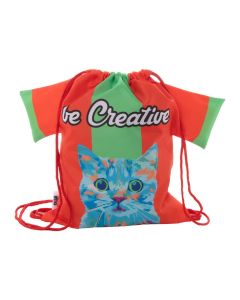 CREADRAW T KIDS RPET - custom drawstring bag for kids