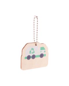 ECORING - keyring, garbage truck