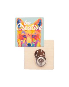 WOOBADGE - custom magnetic badge