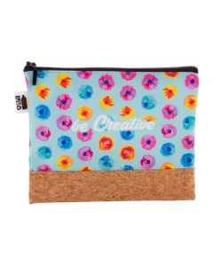 CREABEAUTY CORK M RPET - custom cosmetic bag