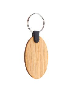 BAMBRY - bamboo keyring, oval