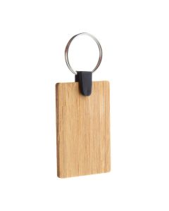 BAMBRY - bamboo keyring, rectangle