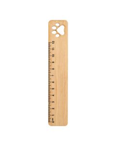 ROOLER - bamboo ruler, paw