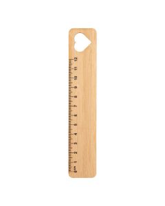 ROOLER - bamboo ruler, heart