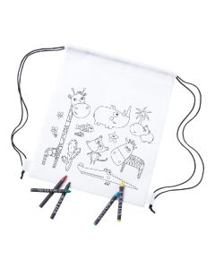 WIZZY - colouring drawstring bag