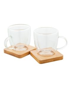 MOCABOO - glass espresso cup set