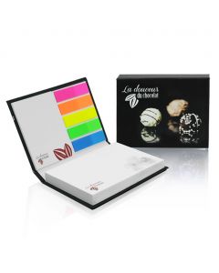 COVER SET - sticky notes with hard cover