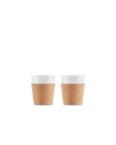 BISTRO 170 - Set of 2 mugs in great quality porcelain 170ml