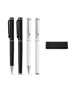 CALIOPE SET - Roller pen and ball pen set in metal