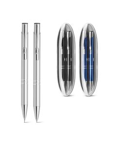 BETA SET - Ball pen and mechanical pencil set in metal