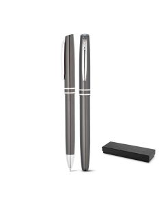 HALEY - Roller pen and ball pen set in aluminium