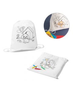 DRAWS - Kid's colouring drawstring bag