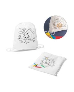 DRAWS - Kid's colouring drawstring bag