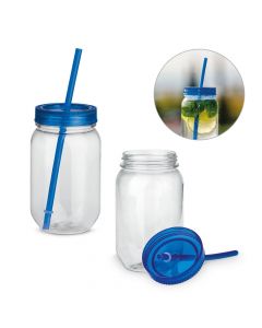 STRAW - Cup with straw 550 ml