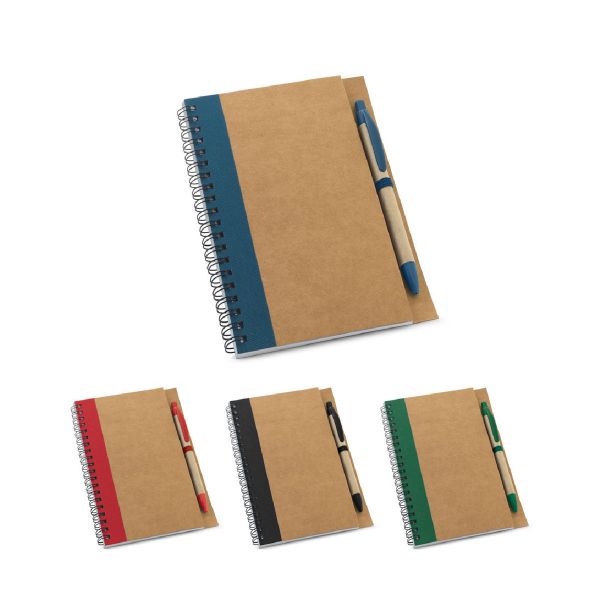 Cheap b6 spiral-bound notepad with plain ASIMOV
