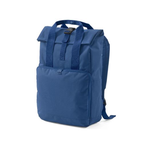 WARSAW - Backpack 20L rPET. Roll top and buckle closure