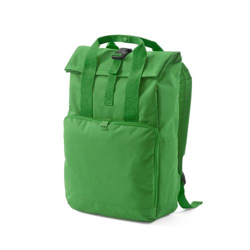 WARSAW - Backpack 20L rPET. Roll top and buckle closure