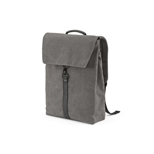 PRAGUE - Backpack 25L rCotton. Hook closure. Fits 17 laptop
