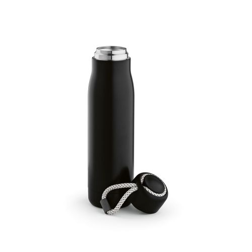LENA - Bottle rSS 570ml. Double wall and Leakproof. rPET handle