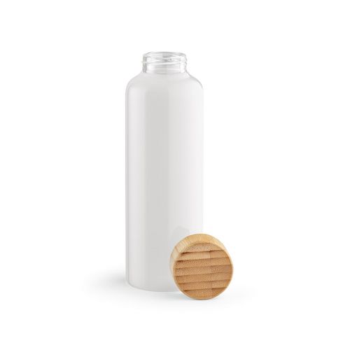 INDUS - Bottle Borosilicate Glass and Bamboo lid 510 ml. Leakproof