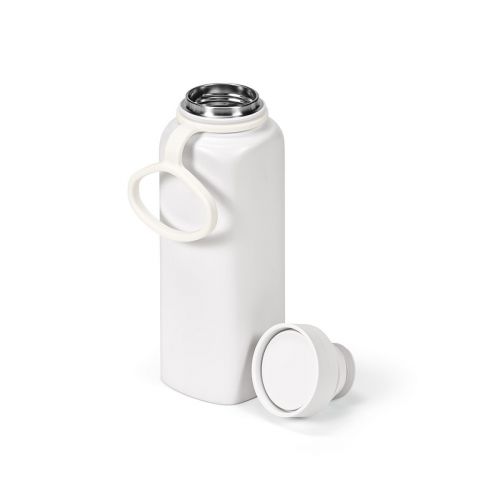 URAL - Bottle rSS 820ml. Double wall and Leakproof. 360° push Lid