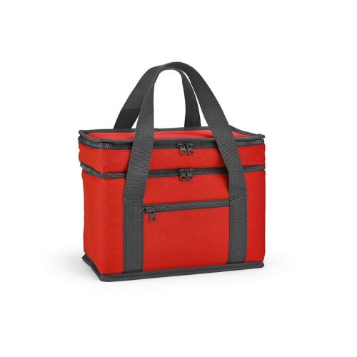 FLORENCE L - Cooler 10L rPET. 2 compartments and front pocket