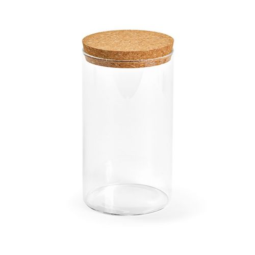 MAGRITTE 1000 - Canister Borosilicate Glass 1015ml. Cork lid